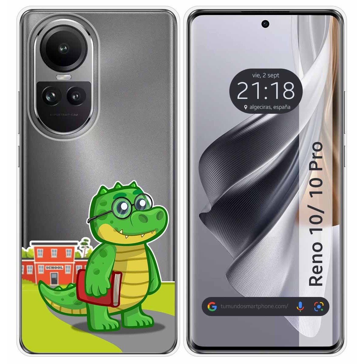 Funda Silicona Transparente para Oppo Reno 10 5G / 10 Pro 5G diseño Coco Dibujos