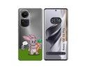 Funda Silicona Transparente para Oppo Reno 10 5G / 10 Pro 5G diseño Conejo Dibujos