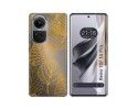 Funda Silicona Transparente para Oppo Reno 10 5G / 10 Pro 5G diseño Hojas Dibujos