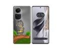 Funda Silicona Transparente para Oppo Reno 10 5G / 10 Pro 5G diseño Mono Dibujos