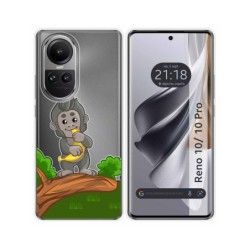 Funda Silicona Transparente para Oppo Reno 10 5G / 10 Pro 5G diseño Mono Dibujos