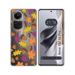 Funda Silicona Transparente para Oppo Reno 10 5G / 10 Pro 5G diseño Otoño Dibujos