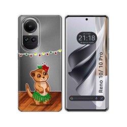 Funda Silicona Transparente para Oppo Reno 10 5G / 10 Pro 5G diseño Suricata Dibujos