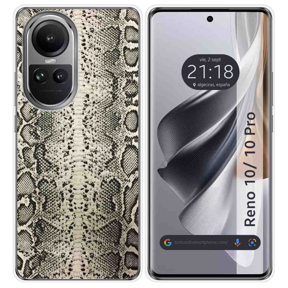 Funda Silicona para Oppo Reno 10 5G / 10 Pro 5G diseño Animal 01 Dibujos