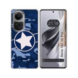 Funda Silicona para Oppo Reno 10 5G / 10 Pro 5G diseño Camuflaje 03 Dibujos