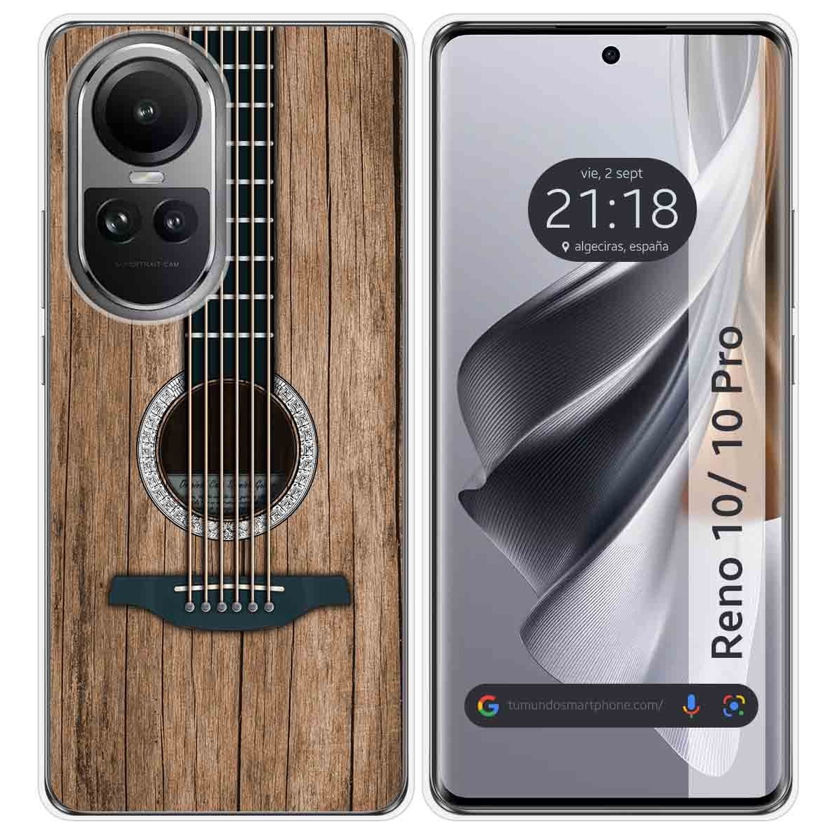 Funda Silicona para Oppo Reno 10 5G / 10 Pro 5G diseño Madera 11 Dibujos