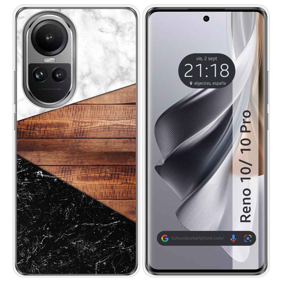 Funda Silicona para Oppo Reno 10 5G / 10 Pro 5G diseño Mármol 11 Dibujos