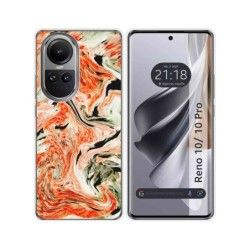 Funda Silicona para Oppo Reno 10 5G / 10 Pro 5G diseño Mármol 12 Dibujos