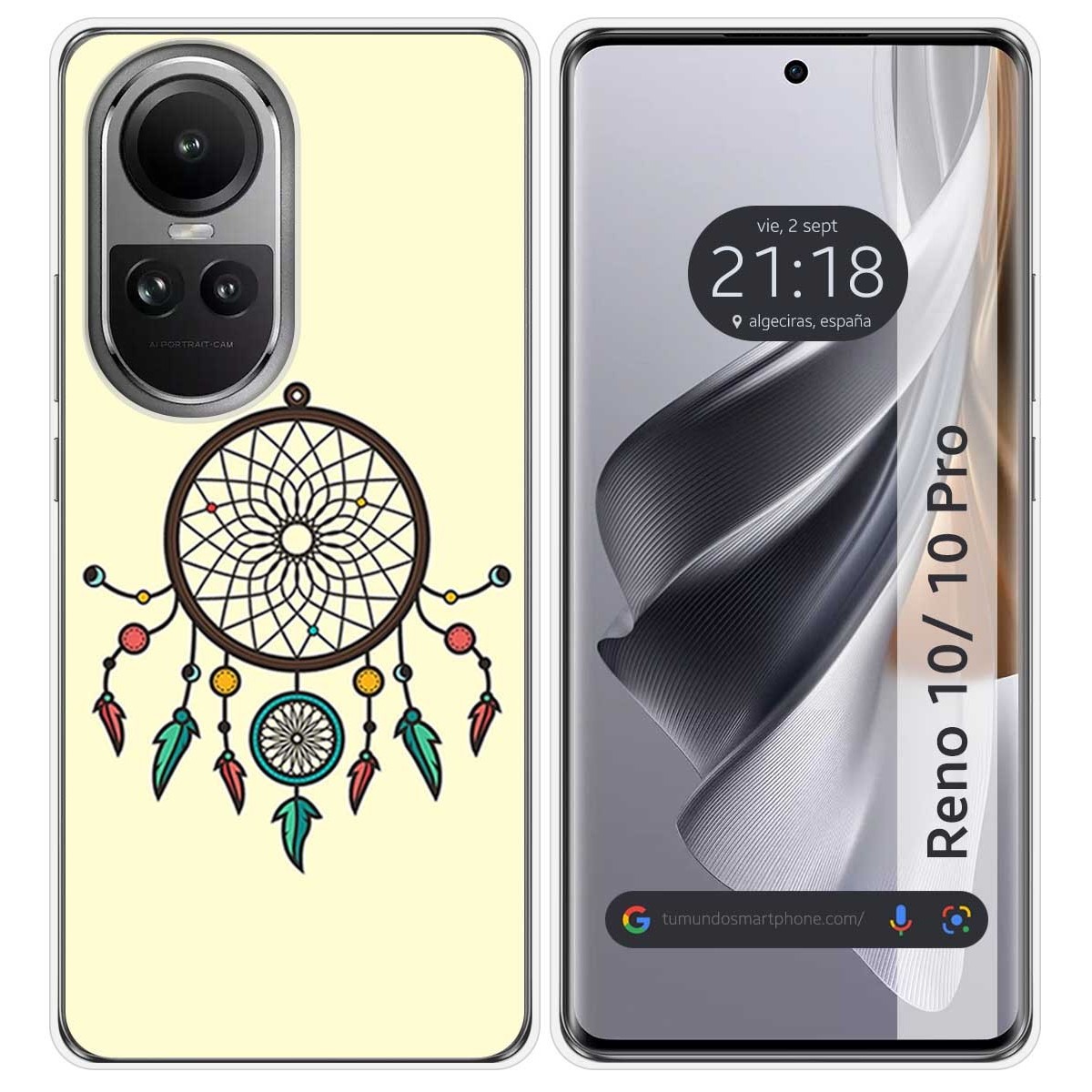 Funda Silicona para Oppo Reno 10 5G / 10 Pro 5G diseño Atrapasueños Dibujos