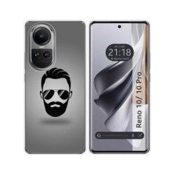 Funda Silicona para Oppo Reno 10 5G / 10 Pro 5G diseño Barba Dibujos