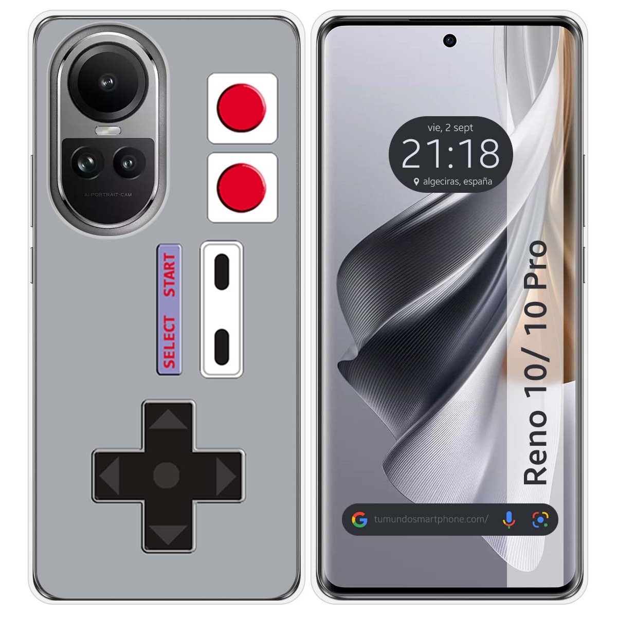 Funda Silicona para Oppo Reno 10 5G / 10 Pro 5G diseño Consola Dibujos