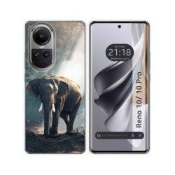 Funda Silicona para Oppo Reno 10 5G / 10 Pro 5G diseño Elefante Dibujos