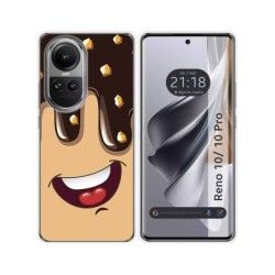 Funda Silicona para Oppo Reno 10 5G / 10 Pro 5G diseño Helado Chocolate Dibujos