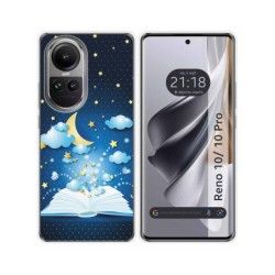Funda Silicona para Oppo Reno 10 5G / 10 Pro 5G diseño Libro Cuentos Dibujos