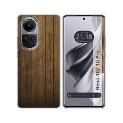 Funda Silicona para Oppo Reno 10 5G / 10 Pro 5G diseño Madera Dibujos
