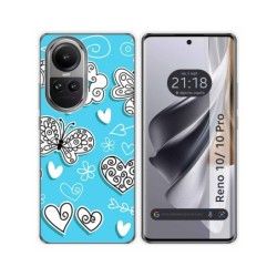 Funda Silicona para Oppo Reno 10 5G / 10 Pro 5G diseño Mariposas Dibujos
