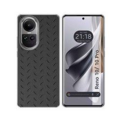 Funda Silicona para Oppo Reno 10 5G / 10 Pro 5G diseño Metal Dibujos