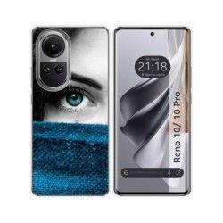 Funda Silicona para Oppo Reno 10 5G / 10 Pro 5G diseño Ojo Dibujos