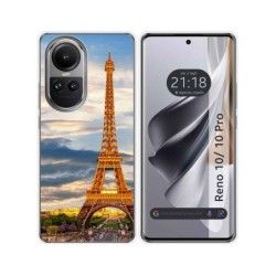 Funda Silicona para Oppo Reno 10 5G / 10 Pro 5G diseño Paris Dibujos