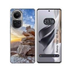 Funda Silicona para Oppo Reno 10 5G / 10 Pro 5G diseño Sunset Dibujos