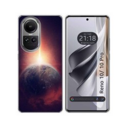 Funda Silicona para Oppo Reno 10 5G / 10 Pro 5G diseño Tierra Dibujos