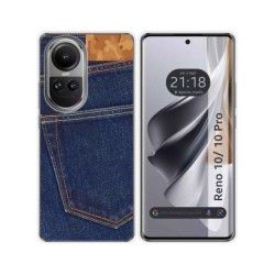 Funda Silicona para Oppo Reno 10 5G / 10 Pro 5G diseño Vaquero Dibujos