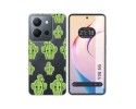 Funda Silicona Transparente para Vivo Y36 4G / 5G diseño Cactus Dibujos