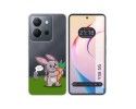 Funda Silicona Transparente para Vivo Y36 4G / 5G diseño Conejo Dibujos