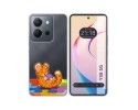 Funda Silicona Transparente para Vivo Y36 4G / 5G diseño Leopardo Dibujos
