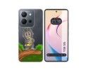 Funda Silicona Transparente para Vivo Y36 4G / 5G diseño Mono Dibujos