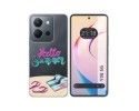 Funda Silicona Transparente para Vivo Y36 4G / 5G diseño Summer Dibujos
