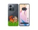 Funda Silicona Transparente para Vivo Y36 4G / 5G diseño Tigre Dibujos
