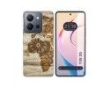 Funda Silicona para Vivo Y36 4G / 5G diseño Madera 07 Dibujos
