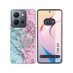 Funda Silicona para Vivo Y36 4G / 5G diseño Mármol 08 Dibujos