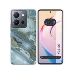Funda Silicona para Vivo Y36 4G / 5G diseño Mármol 09 Dibujos