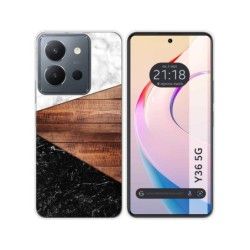 Funda Silicona para Vivo Y36 4G / 5G diseño Mármol 11 Dibujos