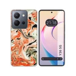 Funda Silicona para Vivo Y36 4G / 5G diseño Mármol 12 Dibujos