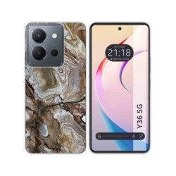 Funda Silicona para Vivo Y36 4G / 5G diseño Mármol 14 Dibujos