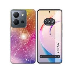 Funda Silicona para Vivo Y36 4G / 5G diseño Abstracto Dibujos
