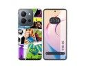 Funda Silicona para Vivo Y36 4G / 5G diseño Comic Dibujos