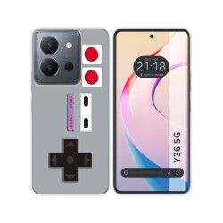 Funda Silicona para Vivo Y36 4G / 5G diseño Consola Dibujos