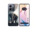 Funda Silicona para Vivo Y36 4G / 5G diseño Elefante Dibujos