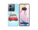 Funda Silicona para Vivo Y36 4G / 5G diseño Furgoneta Dibujos