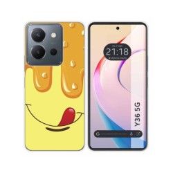 Funda Silicona para Vivo Y36 4G / 5G diseño Helado Vainilla Dibujos