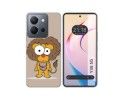 Funda Silicona para Vivo Y36 4G / 5G diseño Leon Dibujos