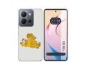 Funda Silicona para Vivo Y36 4G / 5G diseño Leones Dibujos