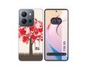 Funda Silicona para Vivo Y36 4G / 5G diseño Pajaritos Dibujos