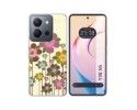 Funda Silicona para Vivo Y36 4G / 5G diseño Primavera En Flor Dibujos