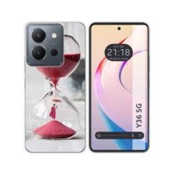 Funda Silicona para Vivo Y36 4G / 5G diseño Reloj Dibujos