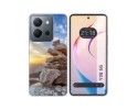 Funda Silicona para Vivo Y36 4G / 5G diseño Sunset Dibujos